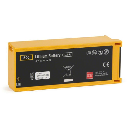 Physio-Control LIFEPAK 500 Replacement Lithium AED Battery Kit