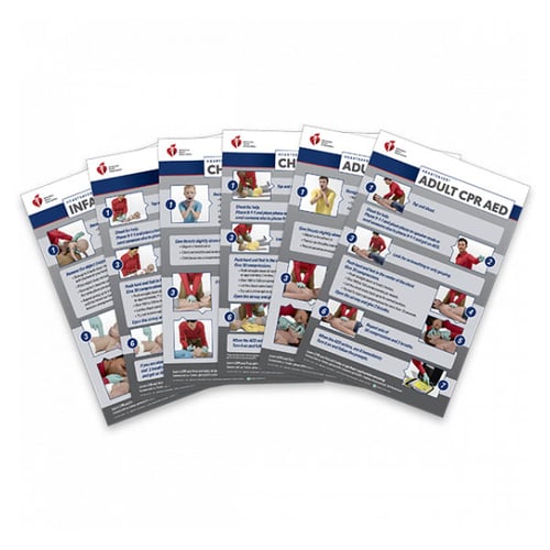 AHA 2020 Heartsaver Poster Pack - 12 pk