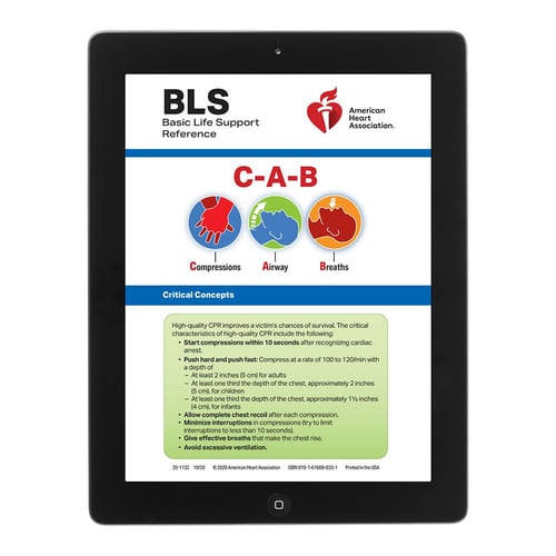 AHA 2020 BLS Reference Card (Digital)