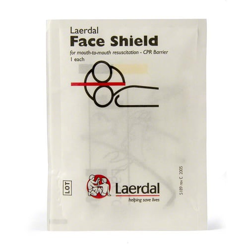 Laerdal Face Shield CPR Barrier Keyring Refill (50 pk)