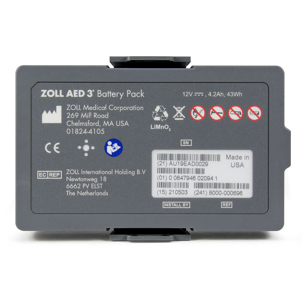 Zoll® AED 3 BLS Non-Rechargeable Lithium Battery