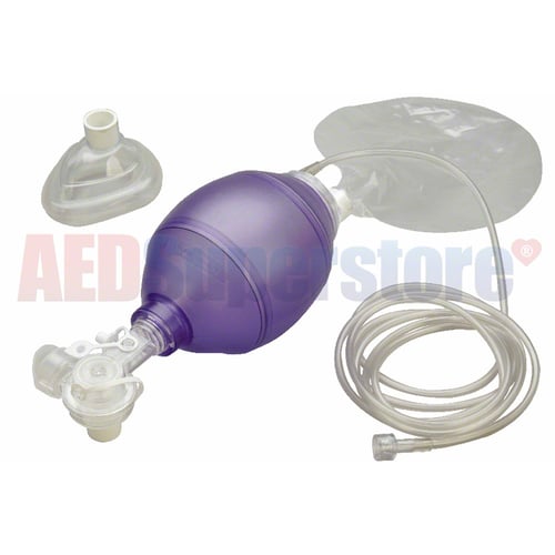 Portex 1st Response PEDIplus Resuscitator (BVM) w/Small Adult & Child Masks by Smiths Medical