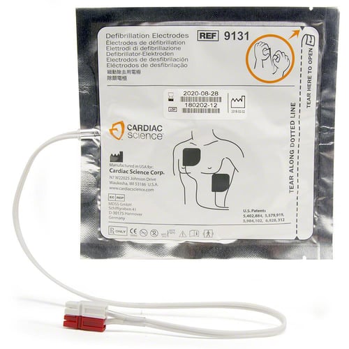 Cardiac Science G3 Adult Defibrillation Electrode Pads