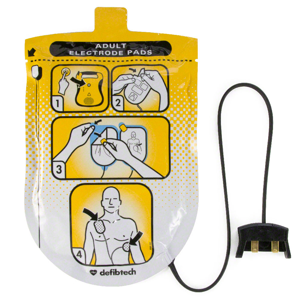 Defibtech Lifeline or Lifeline AUTO AED Defibrillation Electrode Pads