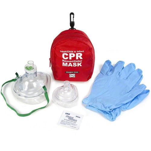 WNL Adult/Child & Infant CPR Masks in Soft Case w/Gloves & Wipe by WNL Products