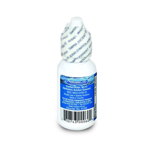 FAO Eyewash, 1oz Bottle w/Screw Cap