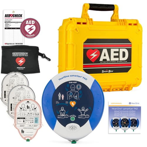 HeartSine samaritan PAD 450P AED Mobile Responder Value Package