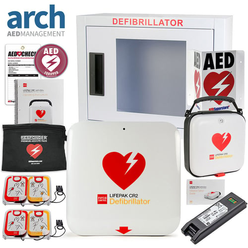 Physio-Control LIFEPAK CR2 AED Complete Value Package