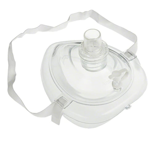 AMBU Rescue Mask w/O2 Inlet in Poly Bag