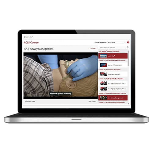 AHA 2015 ACLS Course Online Streaming Video  Key Code