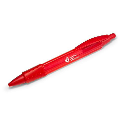 AHA Red Click Pen - 20 pk