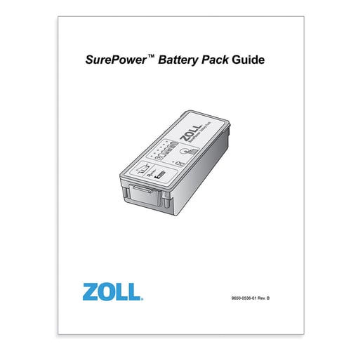 ZOLL SurePower Battery Instructions