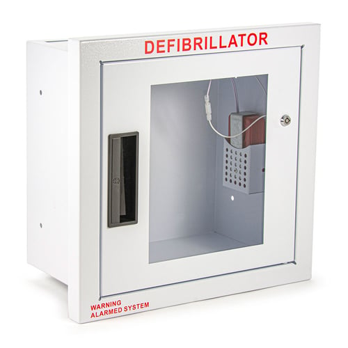 Compact Size AED Wall Cabinet Recessed Mount