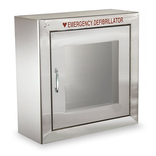 Standard Size Stainless Steel AED Cabinet