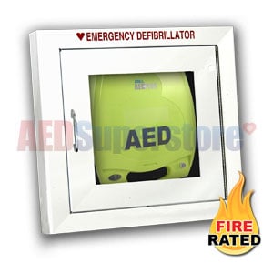 Fire Rated Standard Size AED Cabinet for ZOLL AED Plus