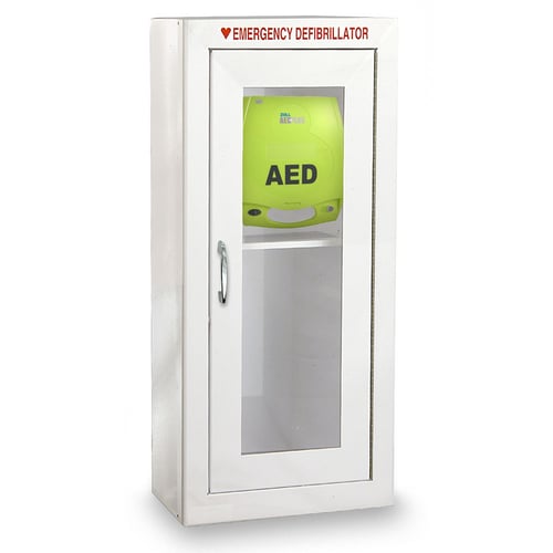 ZOLL AED Plus Tall Cabinet without Audible Alarm or Strobe Light