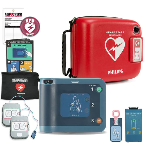 Philips HeartStart FRx AED Aviation Value Package (Includes RespondER Premium Items)