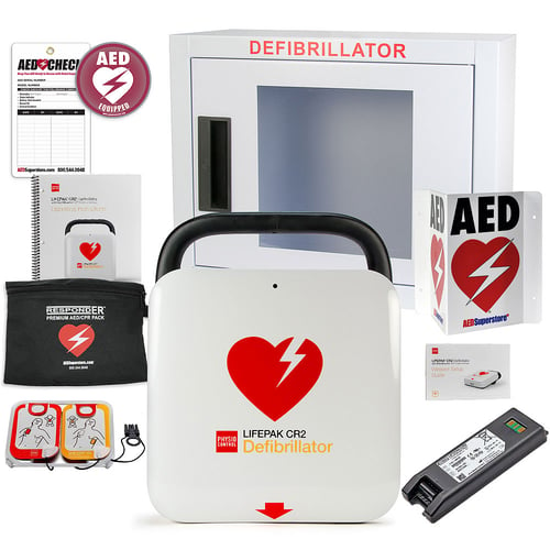 Physio-Control LIFEPAK CR2 AED Small Business Value Package