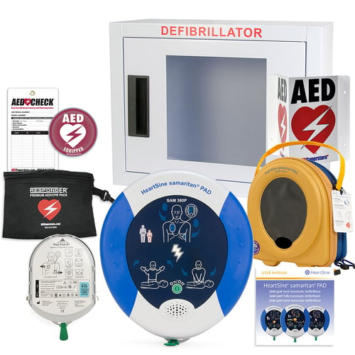 HeartSine samaritan PAD AED Small Business Value Package