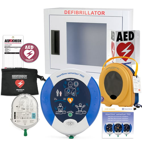 HeartSine samaritan PAD 450P AED Small Business Value Package