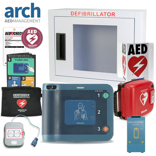 Philips HeartStart FRx AED Corporate Value Package (Includes RespondER Premium Items)