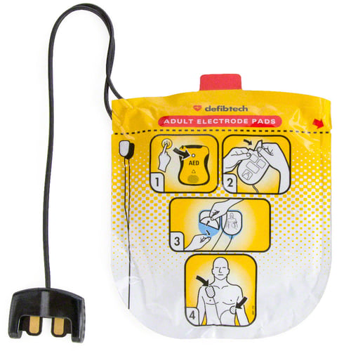 Adult Electrodes for Defibtech Lifeline VIEW/ECG/PRO AED - DDP-2001