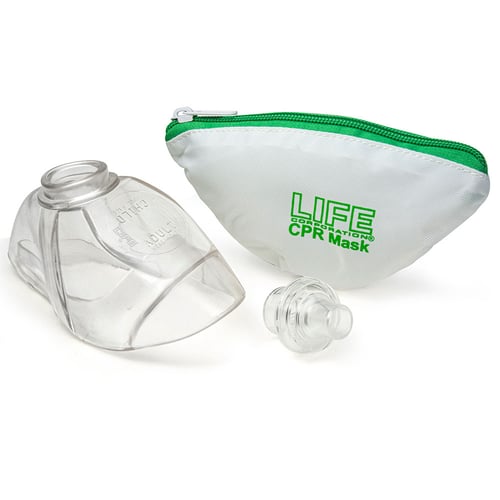 LIFE CPR Mask with Zipper Pouch