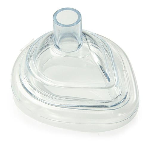 Infant CPR Mask With One-Way Valve in Poly Bag by WNL