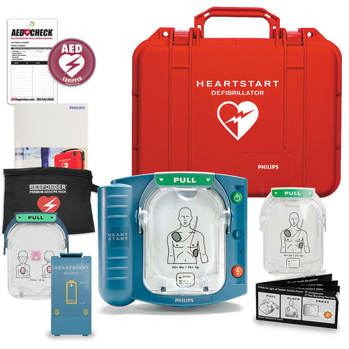 Philips HeartStart OnSite AED Mobile Responder Value Package (Includes RespondER Premium Items)