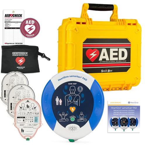 HeartSine samaritan PAD AED Mobile Responder Value Package