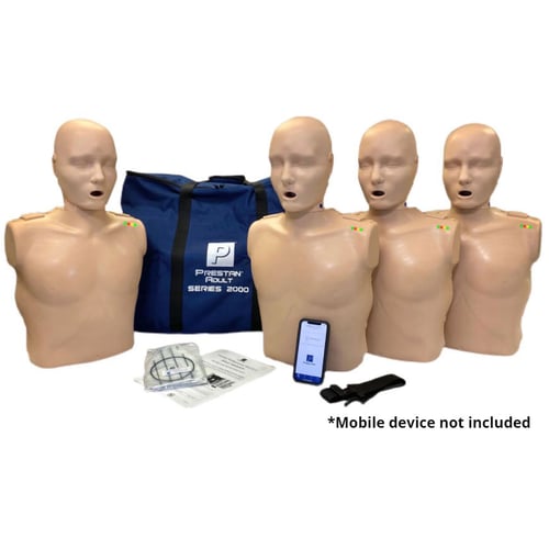 PRESTAN Professional Series 2000 Adult Manikin (4-Pack) Medium Skin Tone