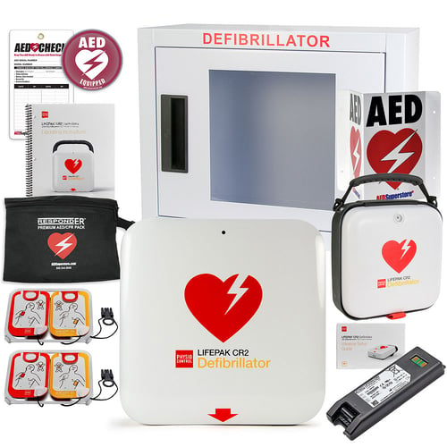 Physio-Control LIFEPAK CR2 AED School & Community Value Package