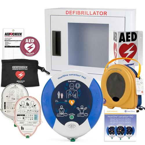 HeartSine samaritan PAD 450P AED School & Community Value Package