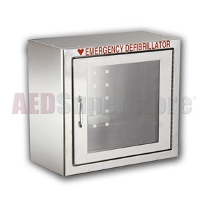 Compact Size Stainless Steel AED Cabinet