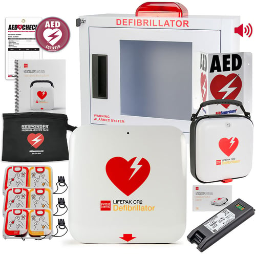 Physio-Control LIFEPAK CR2 AED Church/Worship Value Package