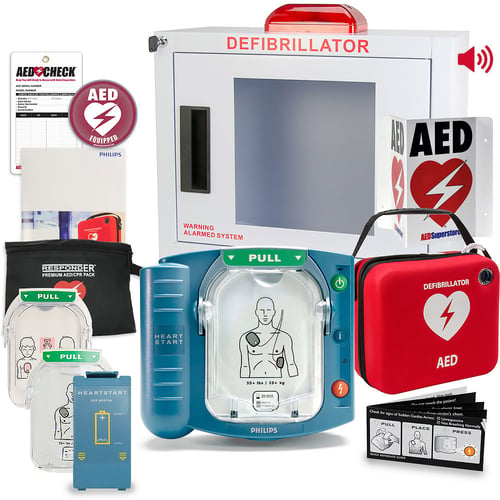 Philips HeartStart OnSite AED Church/Worship Value Package