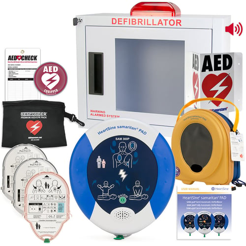 HeartSine samaritan PAD AED Church/Worship Value Package