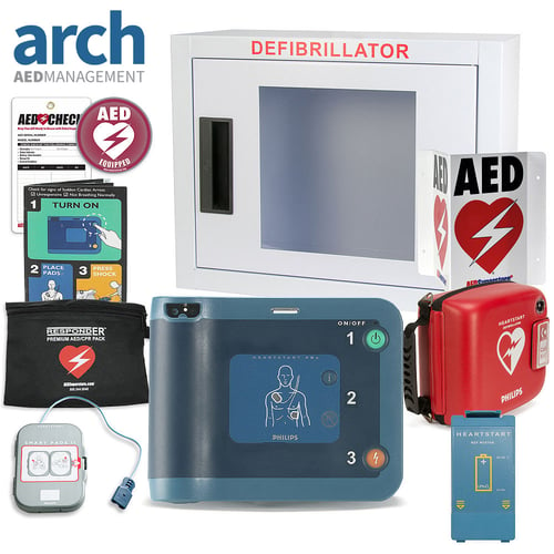 Philips HeartStart FRx AED Complete Value Package (Includes RespondER Premium Items)