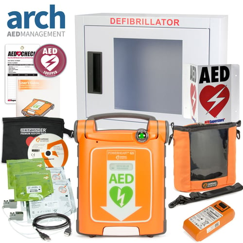 Cardiac Science Powerheart AED G5 Plus Complete Value Package